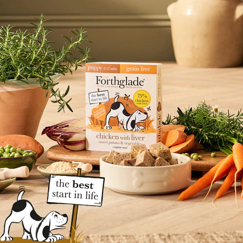 Forthglade Puppy Chicken And Liver Grain Free Complete Meal