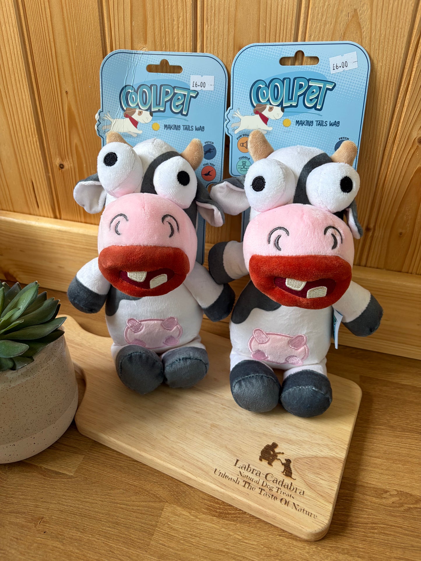 Big Lip Crosby Cow Plush Toy