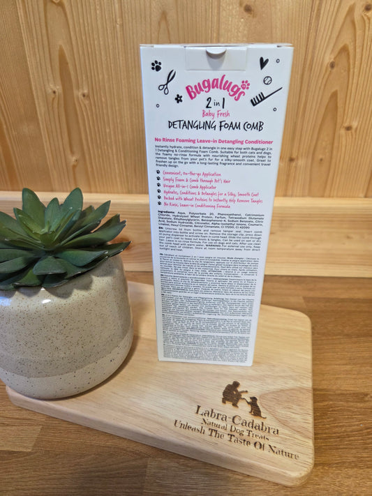 Baby Fresh 2-in-1 Detangling Foam Comb for Dogs & Cats