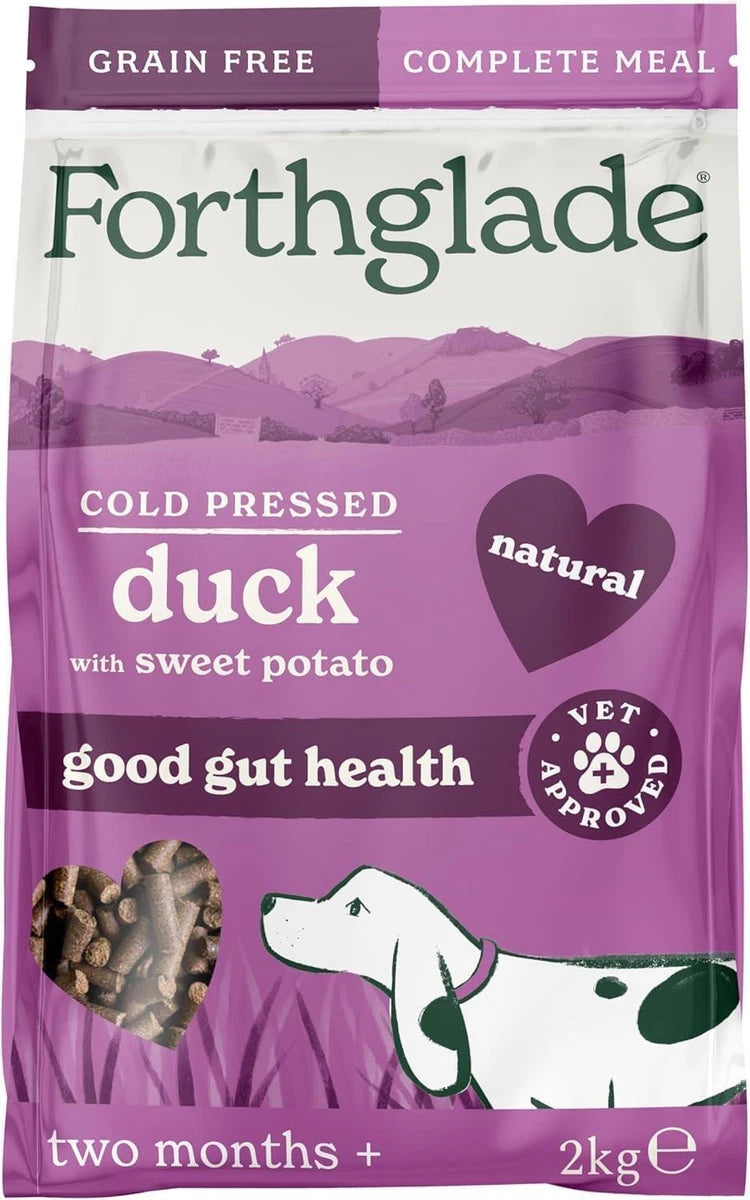 Forthglade Cold pressed Duck dry dog food 2kg
