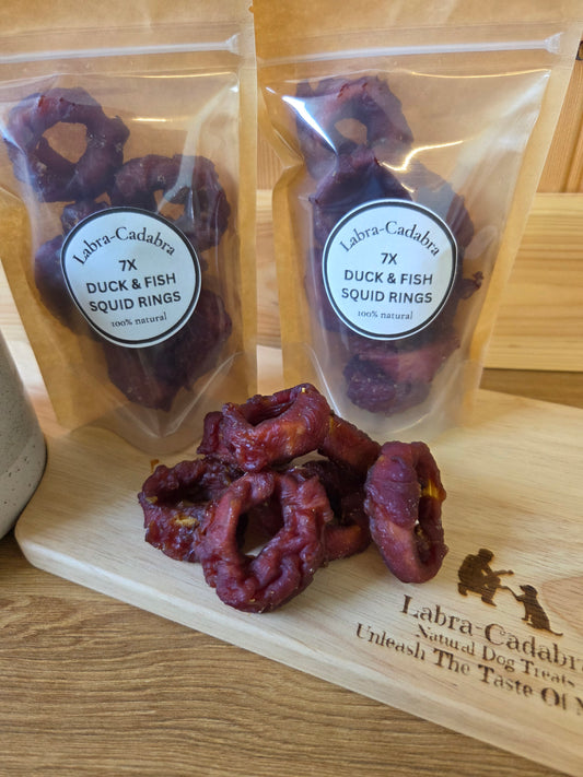 Duck And Fish Squid Rings 100g