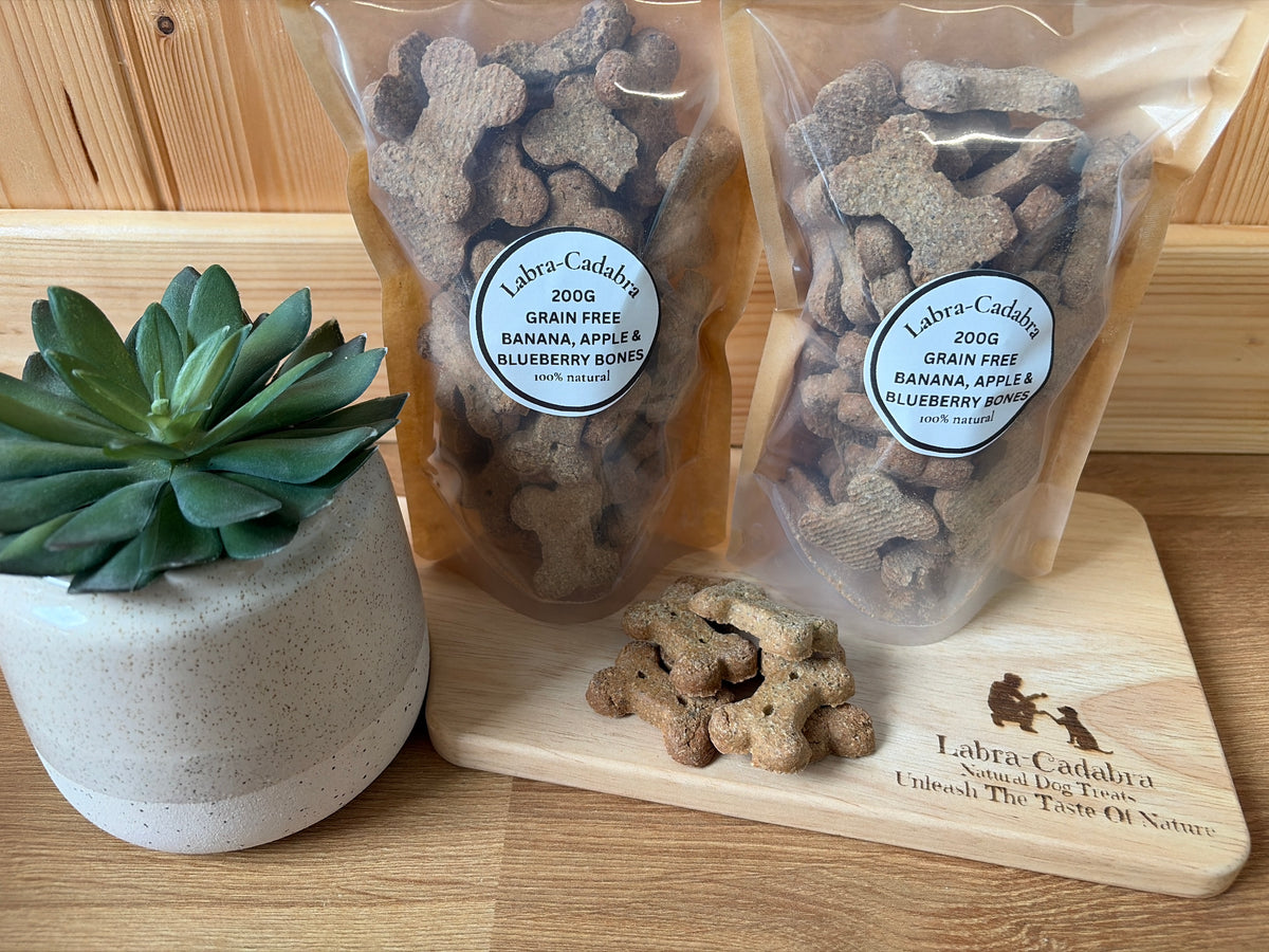 Grain Free Banana, Apple & Blueberry Bones