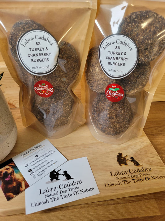 Festive Turkey and Cranberry Burgers