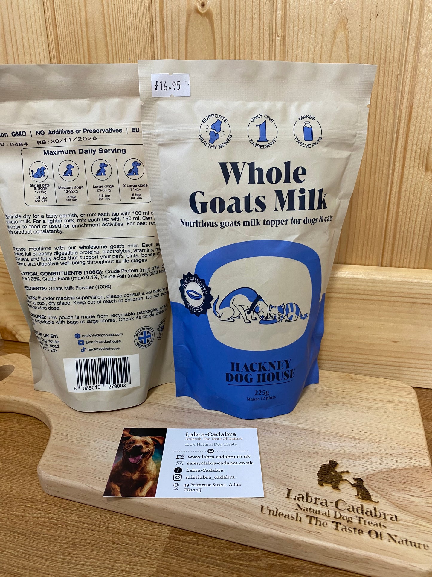 Hackney Dog House Whole Goats Milk