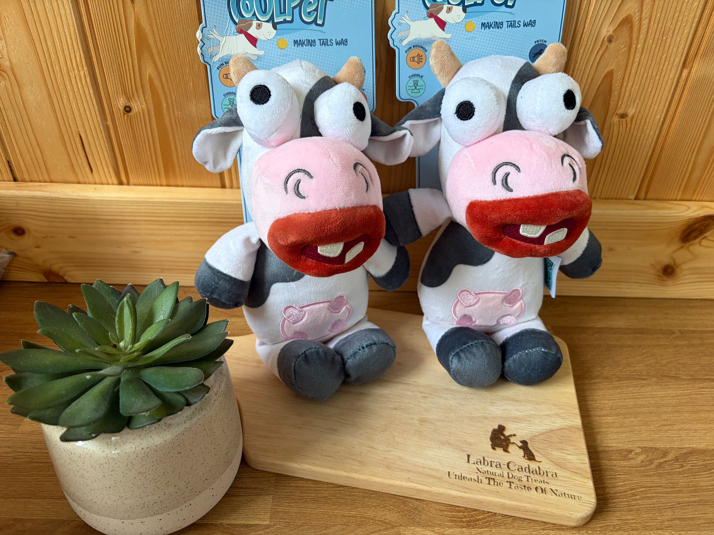 Big Lip Crosby Cow Plush Toy