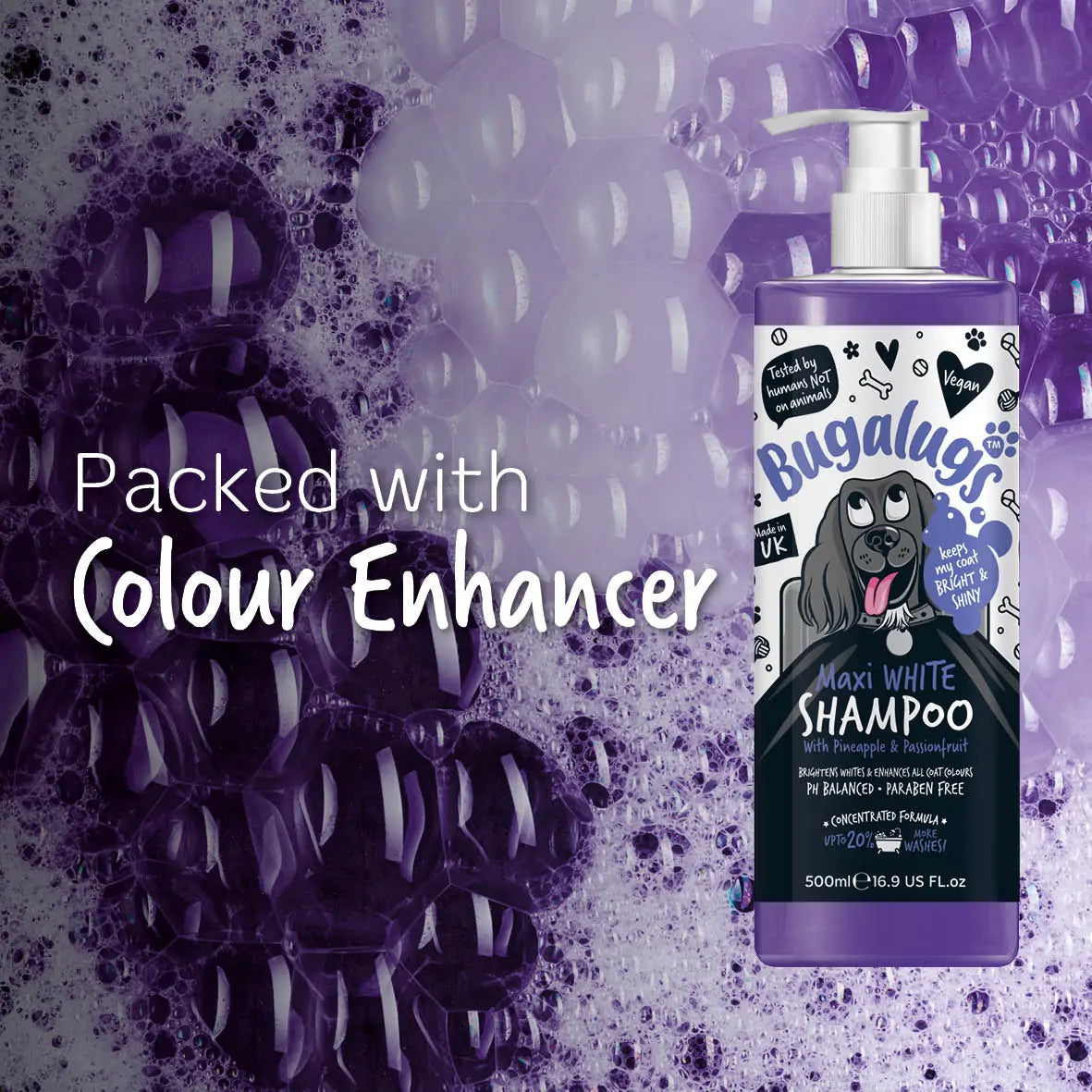 Bugalugs Maxi White Shampoo