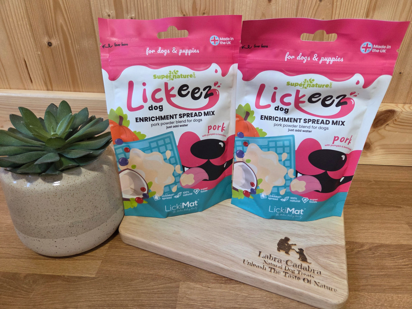 Lickeez Pork Enrichment Spread Mix
