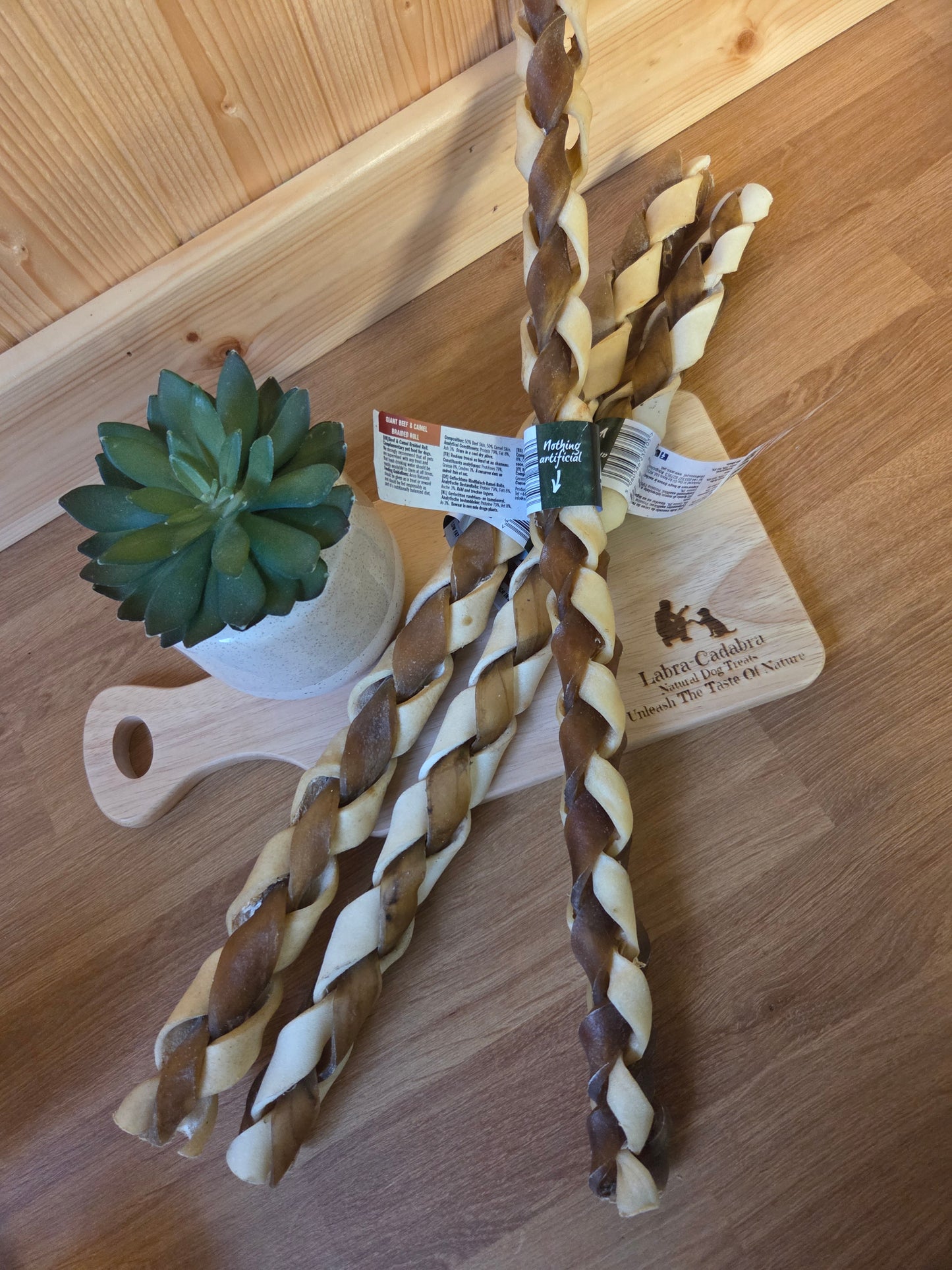 Beef & Camel Braid Roll