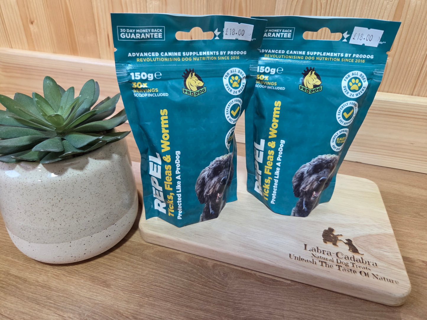 Repel Natural Flea, Tick and Worm Repellent For Dogs