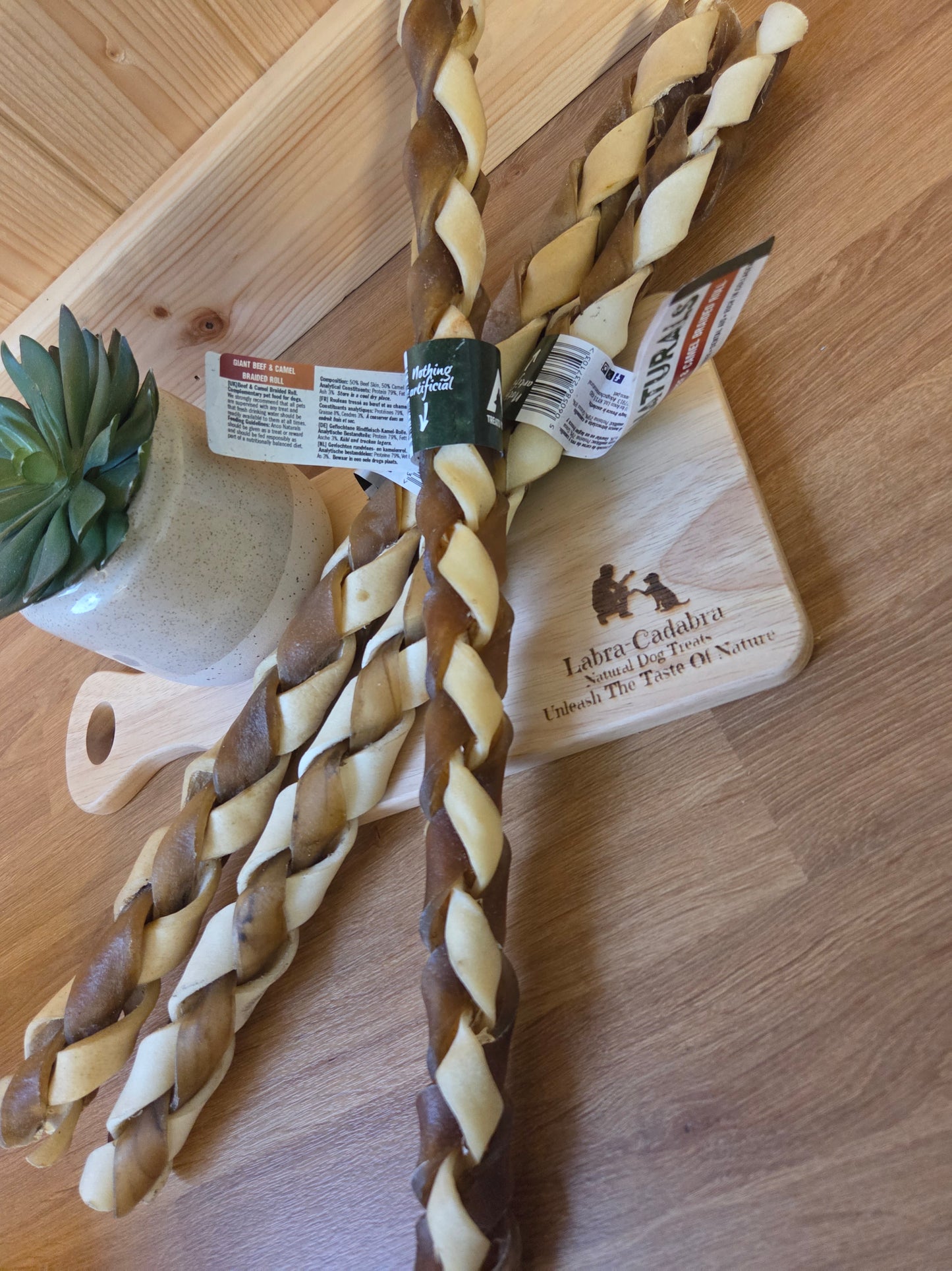 Beef & Camel Braid Roll