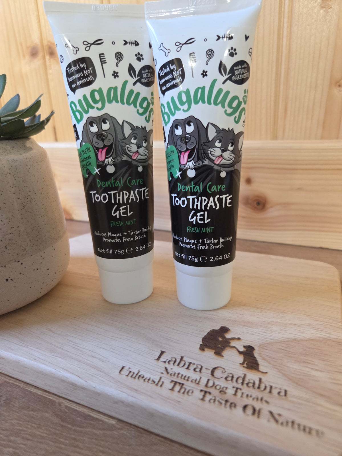 Fish Dog Toothpaste Dental Care Toothpaste Gel with Fresh Mint for Dogs & Cats – Labra-Cadabra